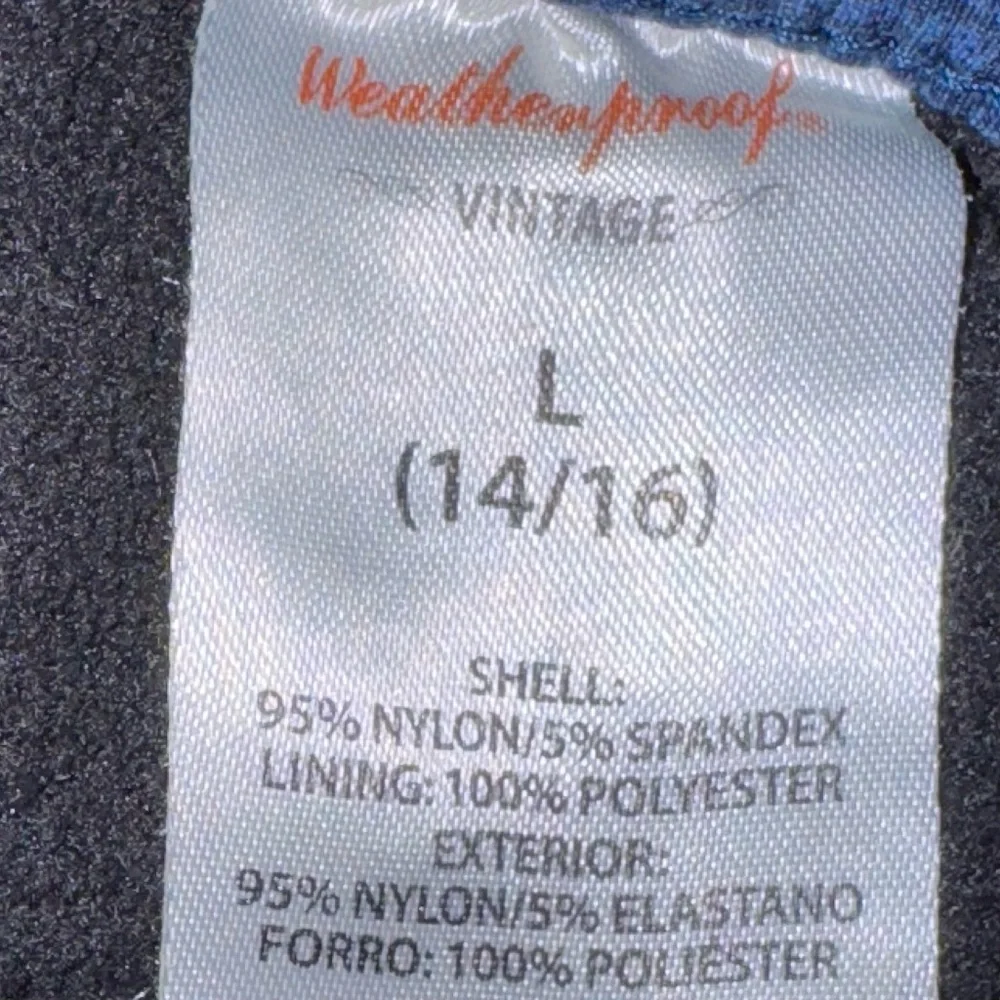 Weatherproof Snow Pants Youth L 14/16 Blue Insulated Ski Snowboard Winter